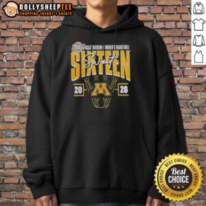 Alternative view of Original Minnesota Golden Gophers 2026 NCAA Women's Basketball Tournament March Madness Sweet 16 T-Shirt