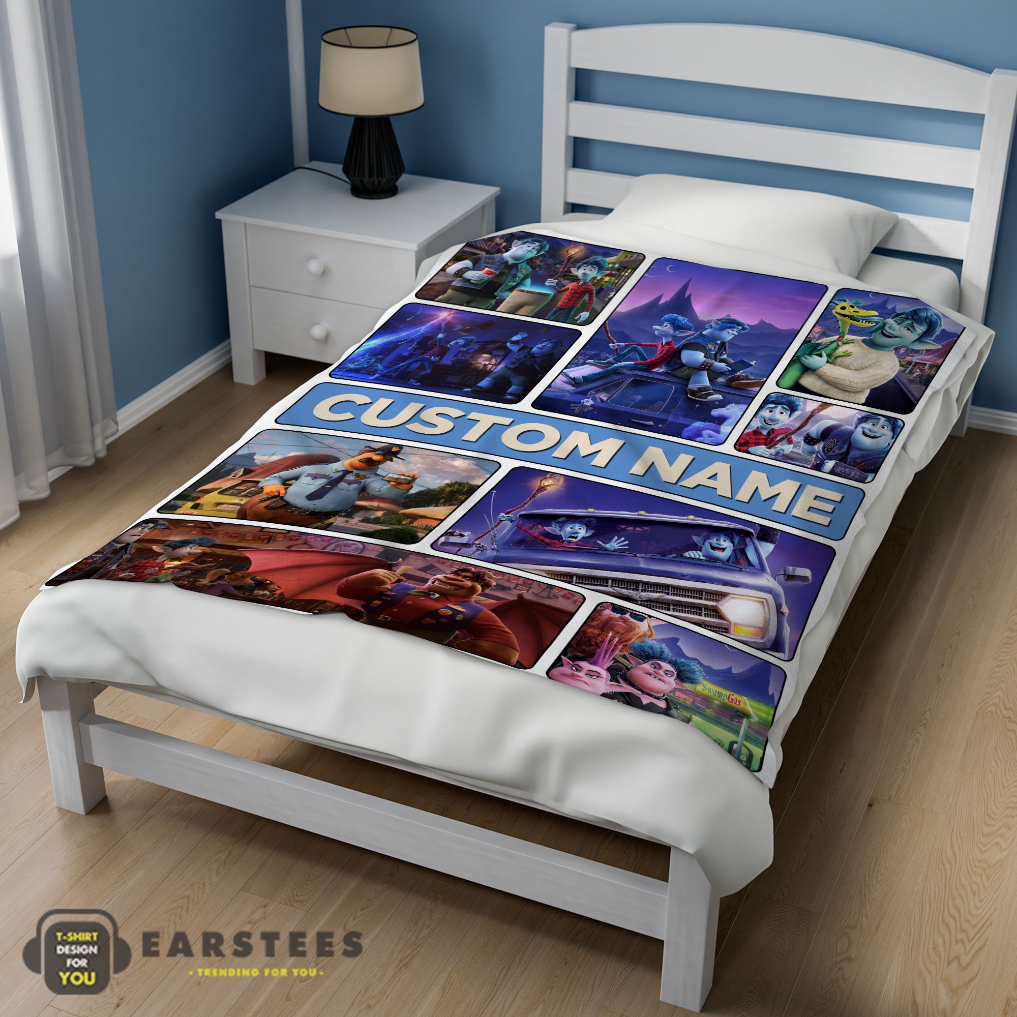 Good Disney Pixar Onward Magical Journey Collage Blanket Fleece Customized Blanket - Image 3