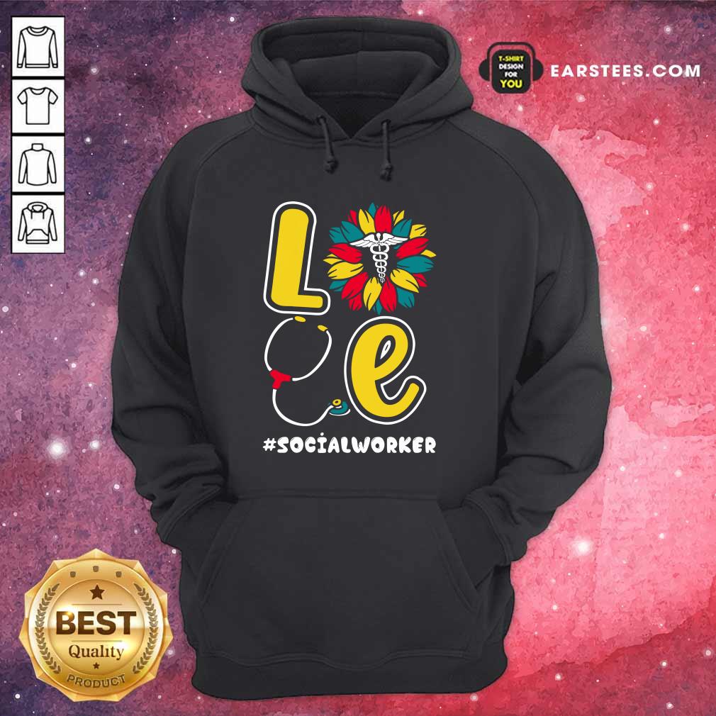 Love Nurse Medical Stethoscope Social Worker Shirt - Image 4