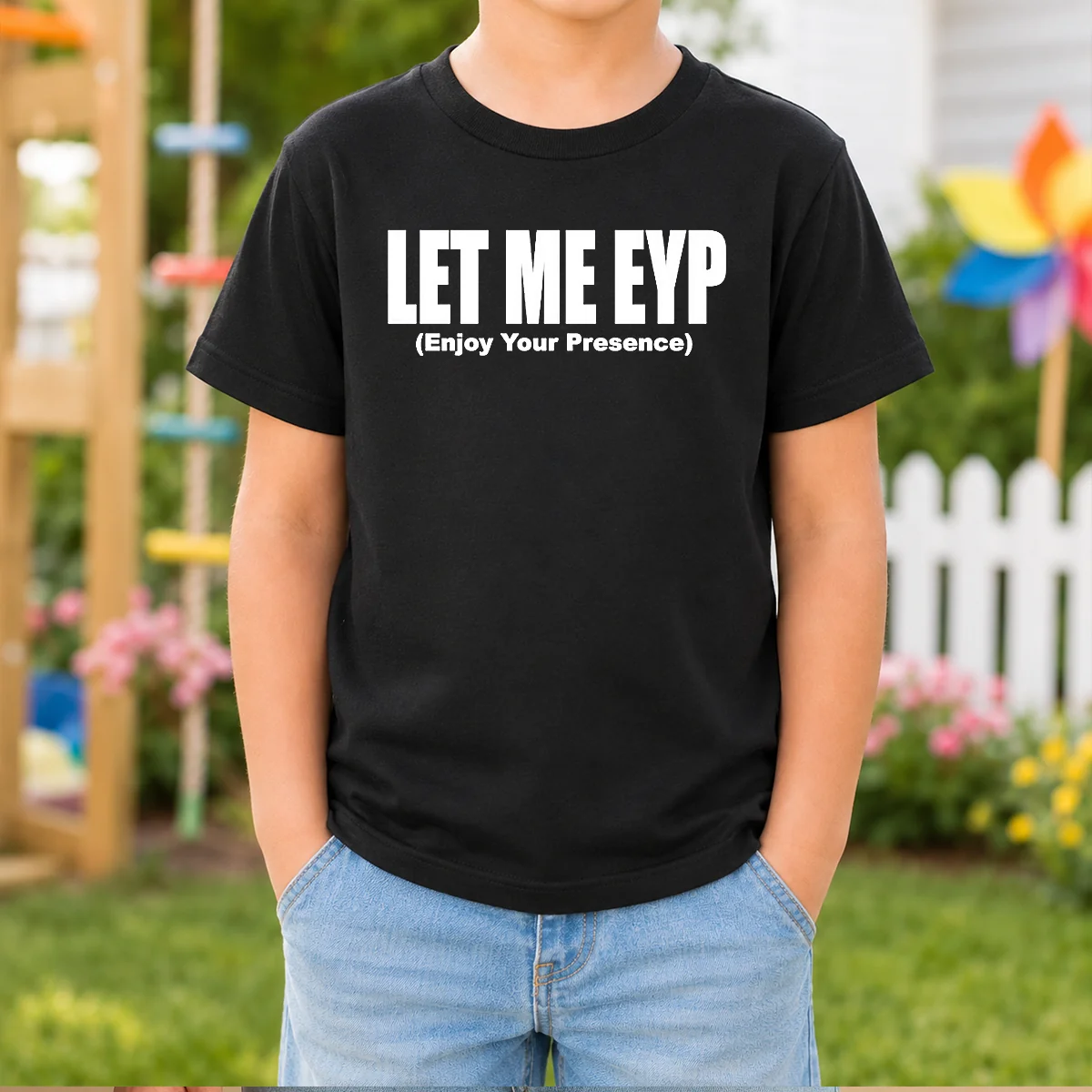 Top Let Me EYP Enjoy Your Presence Slogan Inspirational Quote Shirt - Image 9