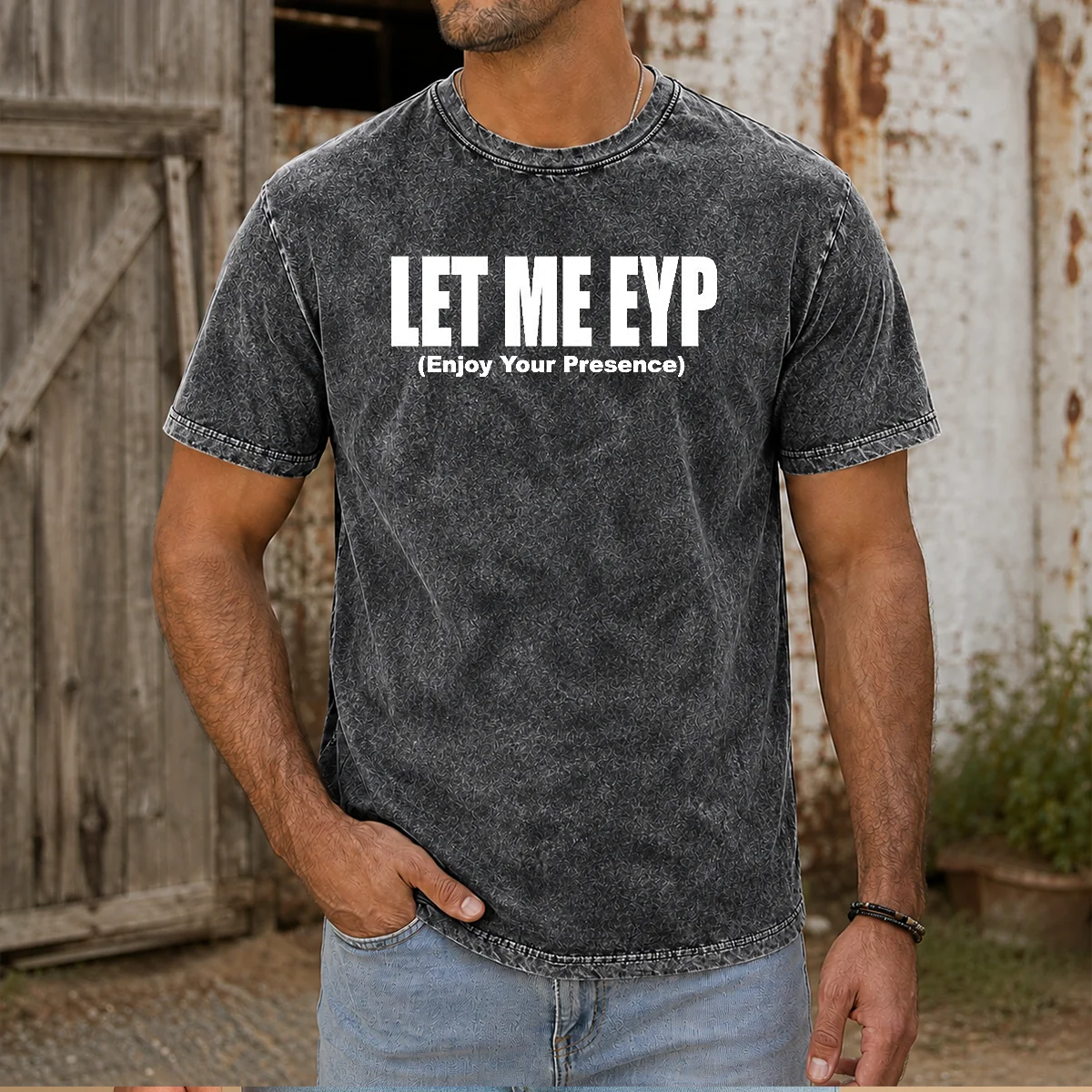 Top Let Me EYP Enjoy Your Presence Slogan Inspirational Quote Shirt - Image 8