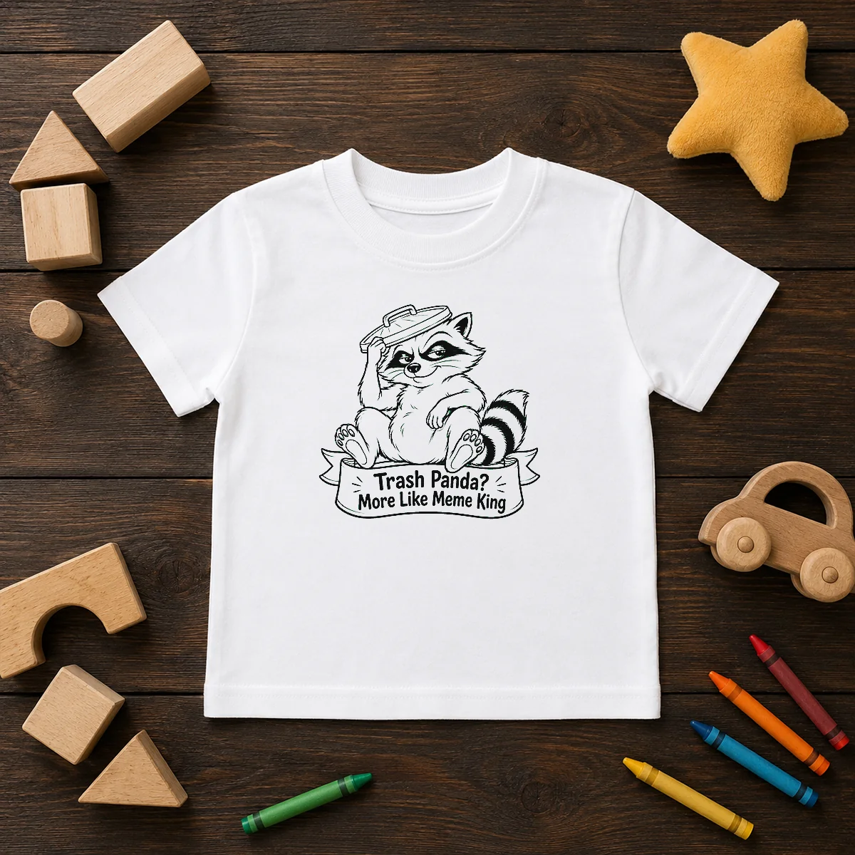 Official Cheeky Jimothy Viral Raccoon Trash Panda Line Art Shirt - Image 9