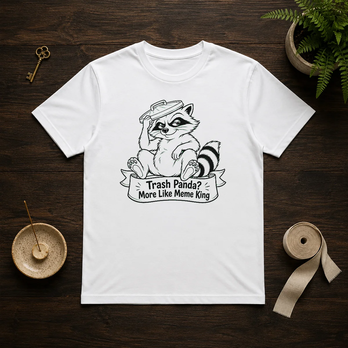 Official Cheeky Jimothy Viral Raccoon Trash Panda Line Art Shirt