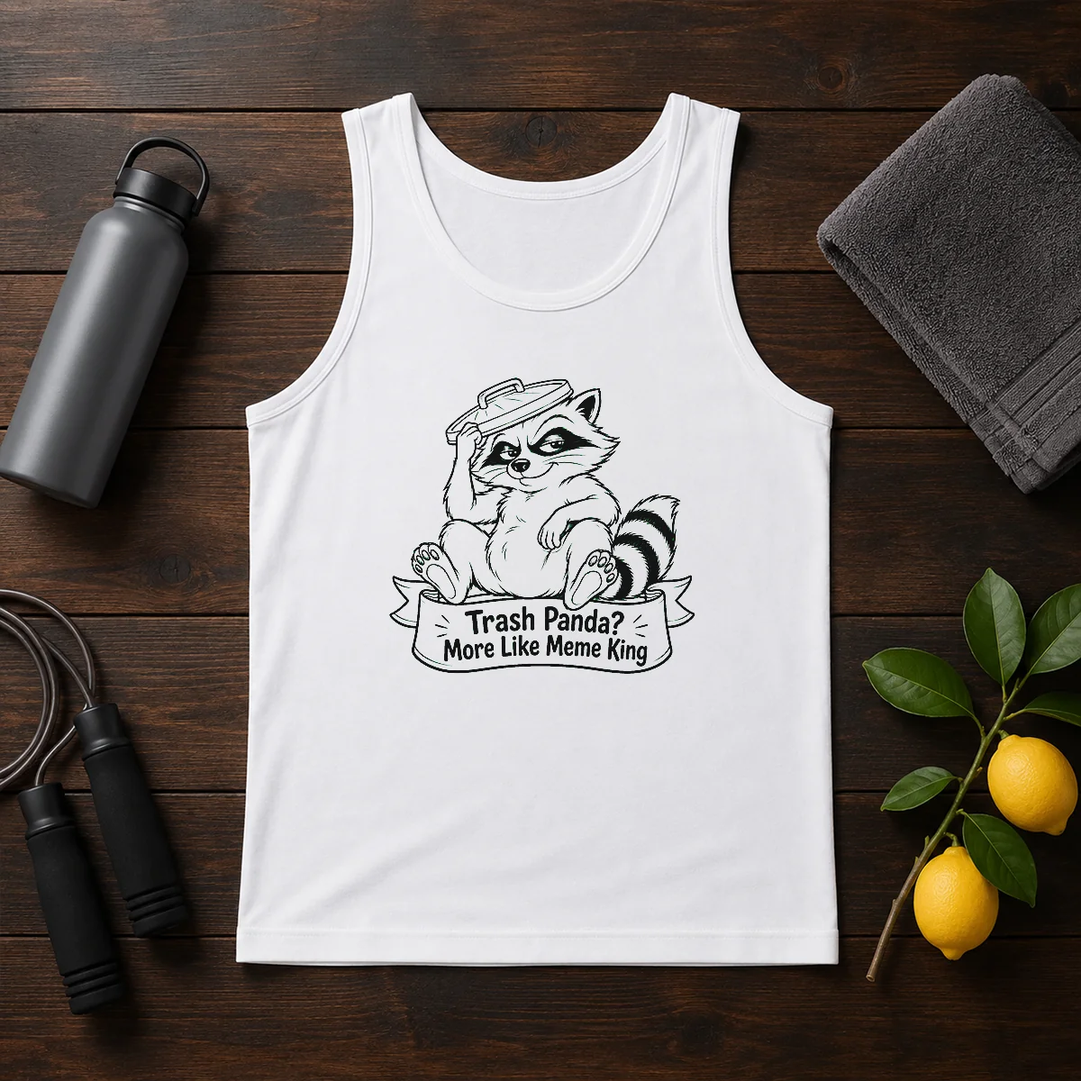 Official Cheeky Jimothy Viral Raccoon Trash Panda Line Art Shirt - Image 3