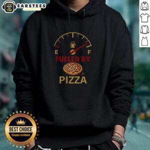 Alternative view of Nice Fueled By Pizza T-Shirt