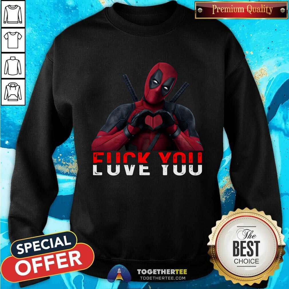 Awesome Deadpool Fuck You Love You T-Shirt - Image 2
