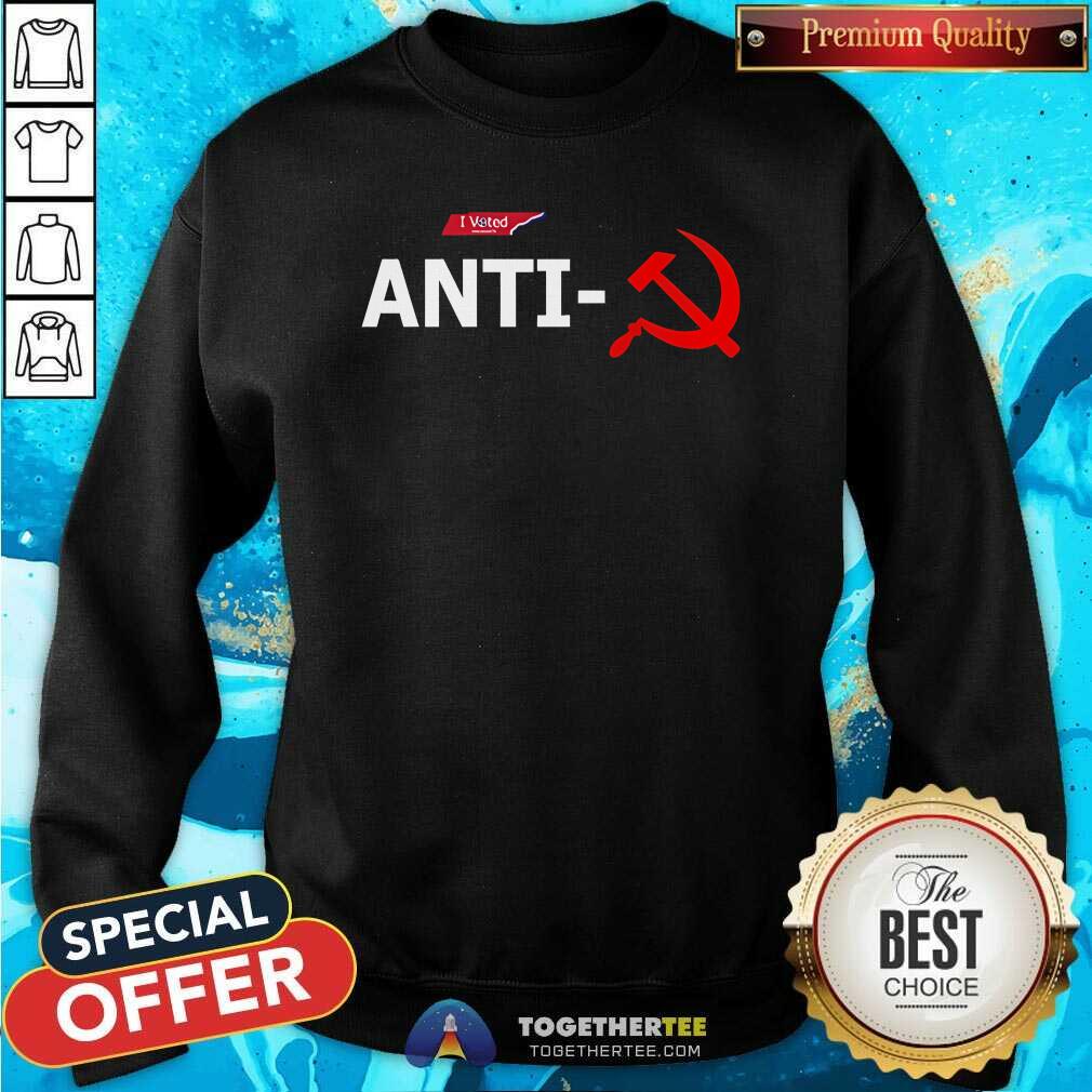 Hot I Vote Anti Communist T-Shirt - Image 3