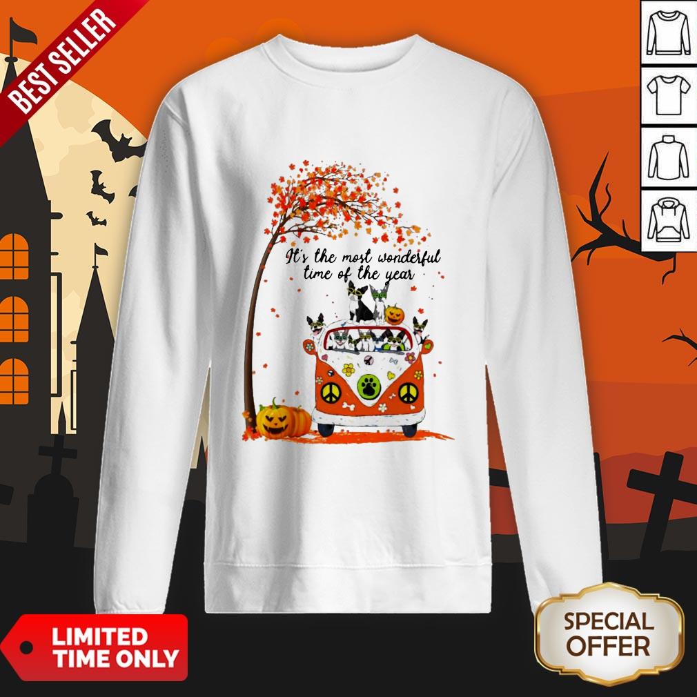 Halloween Bosties Pumpkin It’s The Most Wonderful Time Of The Year Shirt - Image 4