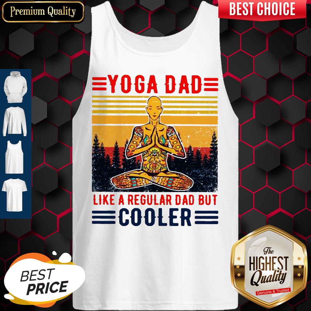 Hippie Yoga Dad Like A Regular Dad But Cooler Vintage Shirt - Image 3