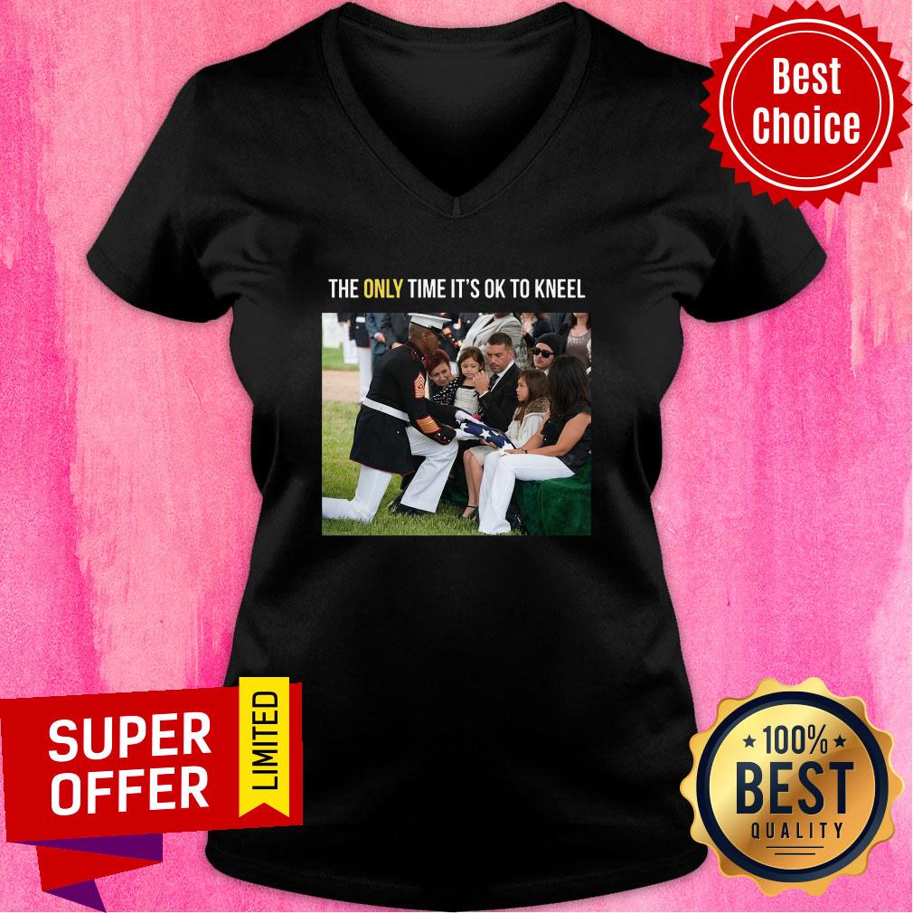 Top The Only Time It's Ok To Knell Shirt - Image 2