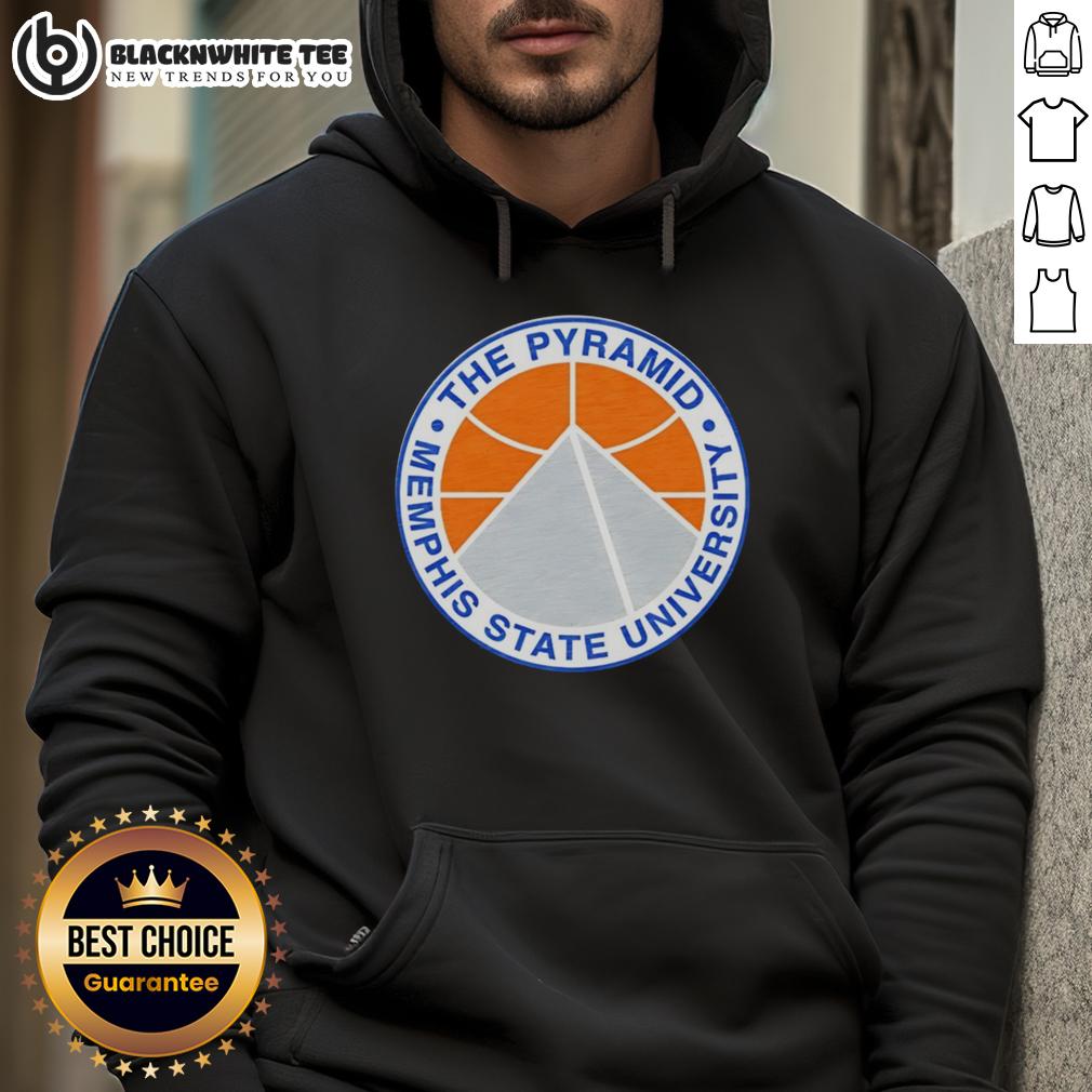 Good The Pyramid Memphis State University Basketball Logo T-Shirt - Image 2