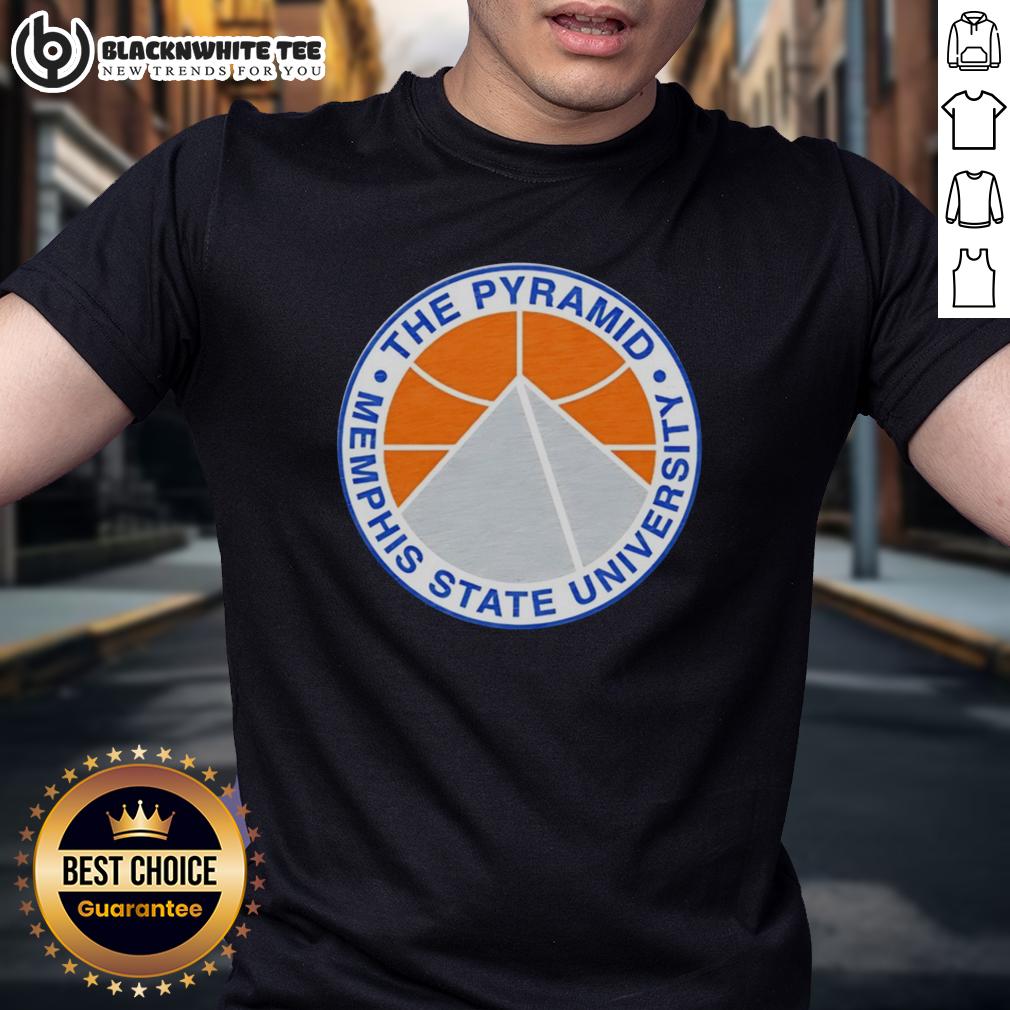 Good The Pyramid Memphis State University Basketball Logo T-Shirt