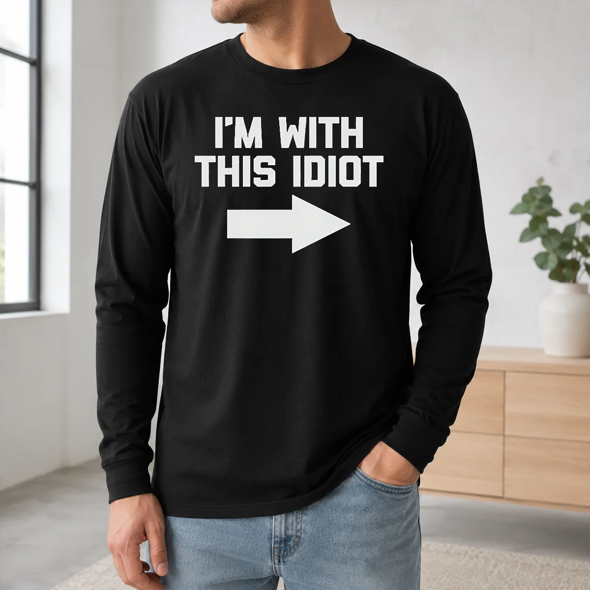 Pretty I'm With This Idiot Shirt - Image 5