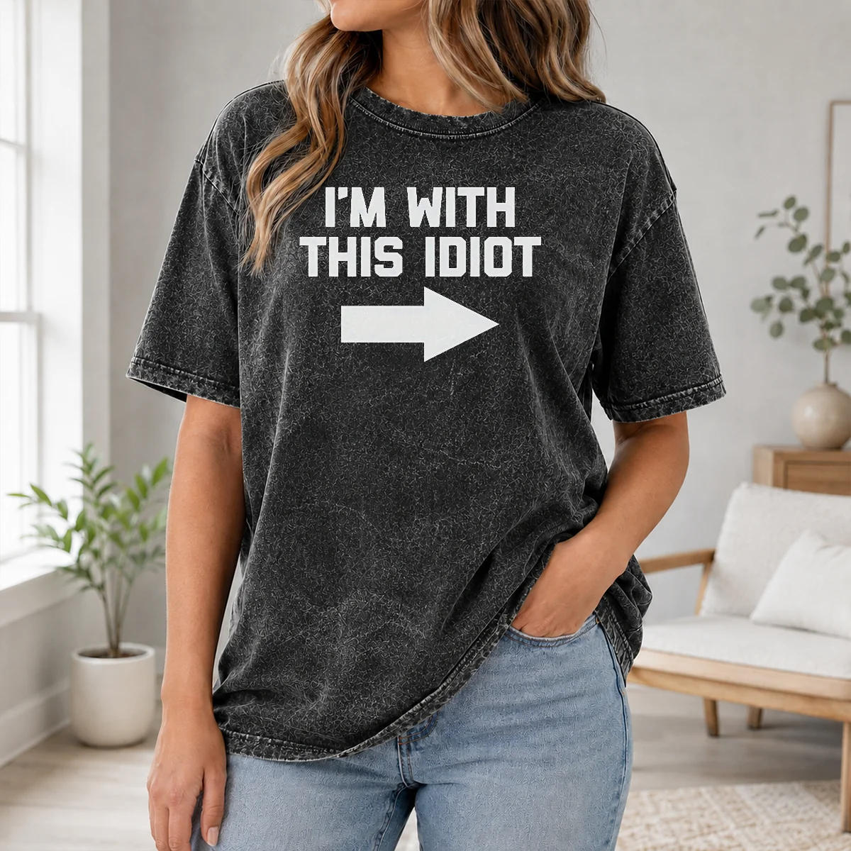 Pretty I'm With This Idiot Shirt - Image 8