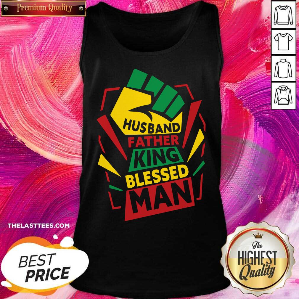 Husband Father King Blessed Man Shirt - Image 3