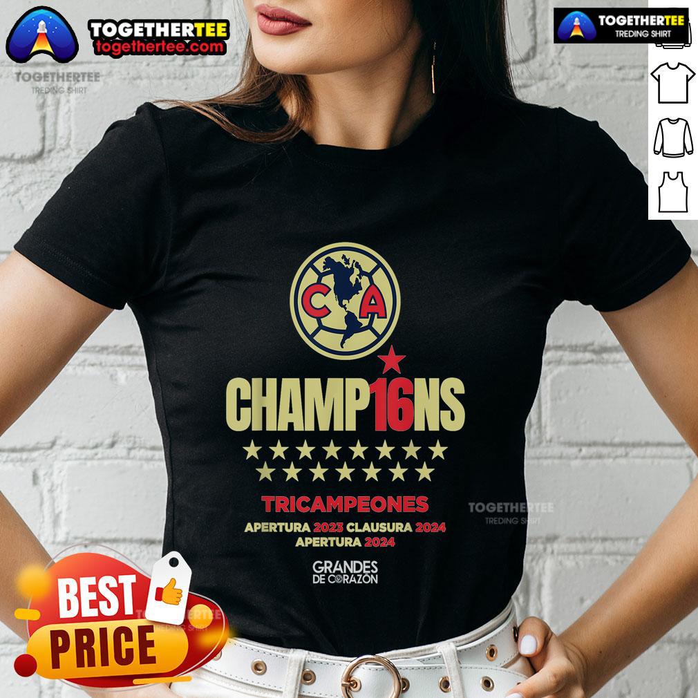 Top Nice Club America Champions 2024 Opening Tournament T-Shirt - Image 3