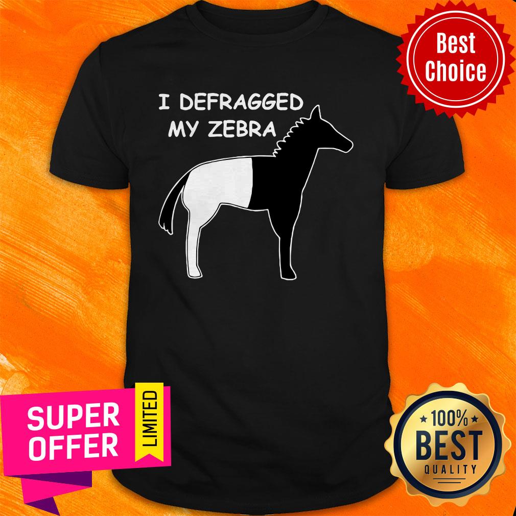 Premium I Defragged My Zebra Shirt