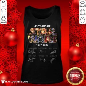 Alternative view of Pretty 43 Years 1977 2020 Star Wars Signatures Shirt