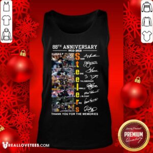 Alternative view of So Pittsburgh Steelers 88th Anniversary Thank You For The Memories Signatures Shirt