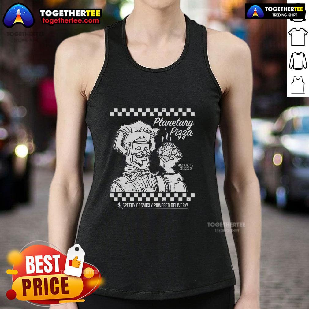 Nice Planetary Pizza T-Shirt - Image 4