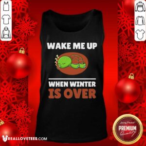Alternative view of Super Turtle Wake Me Up When Winter Is Over Shirt