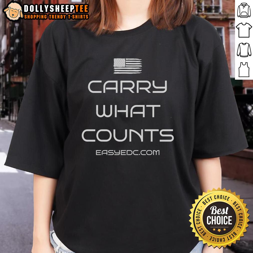 Hot Carry What Counts USA Flag T-Shirt - Image 3