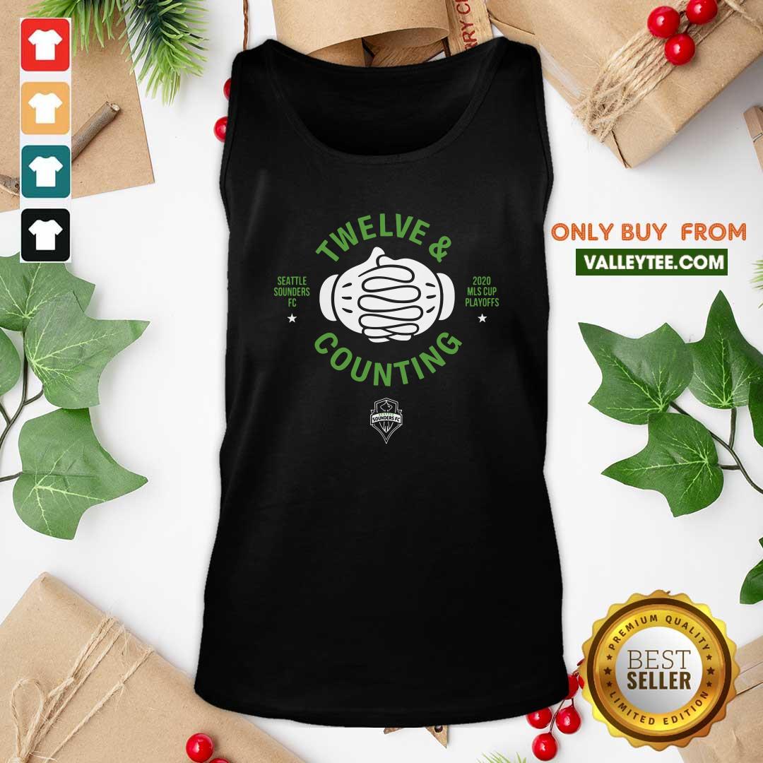 Cute Seattle Sounders Fc Twelve And Counting 2020 Mls Cup Playoffs Shirt - Image 3