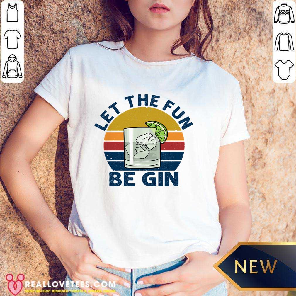 Let The Fun Be Gin Vintage Shirt - Image 3