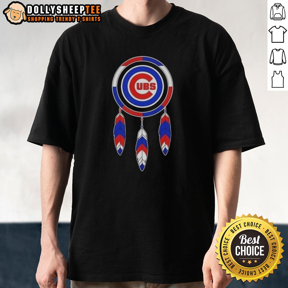 Top Native American Indians X Chicago Cubs Baseball T-Shirt