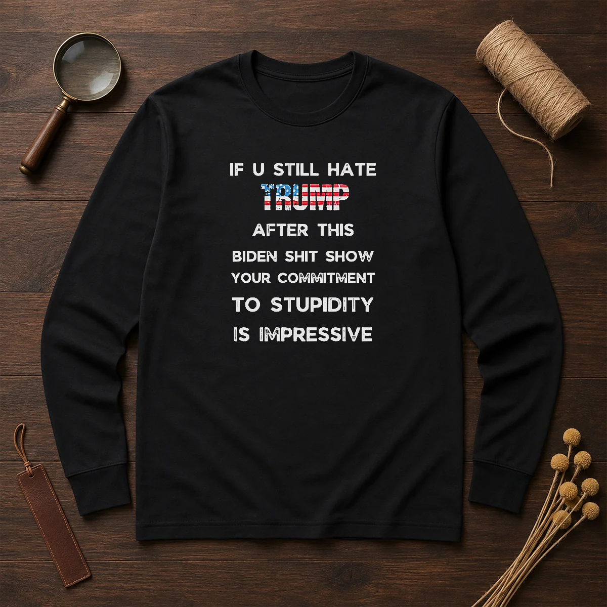 Pretty Trump And Biden Shit Show Political Shirt - Image 6