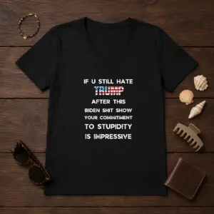 Alternative view of Pretty Trump And Biden Shit Show Political Shirt