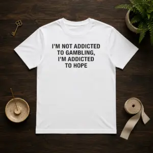 Good Im Not Addicted To Gambling Im Addicted To Hope Shirt