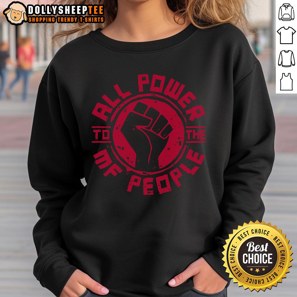 Official All Power To The MF People T-Shirt - Image 5