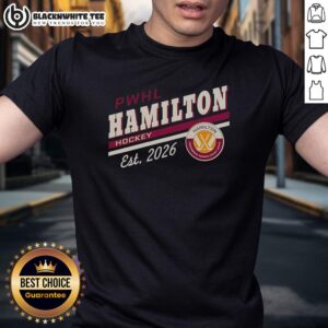 Awesome PWHL Hamilton Hockey Est 2026 Logo T-Shirt
