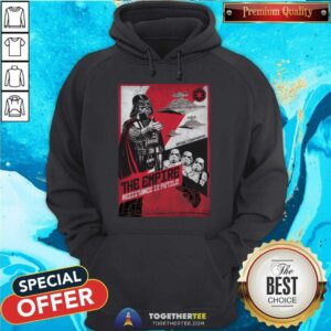 Alternative view of Star Wars Propaganda Resistance Is Futile T-shirt