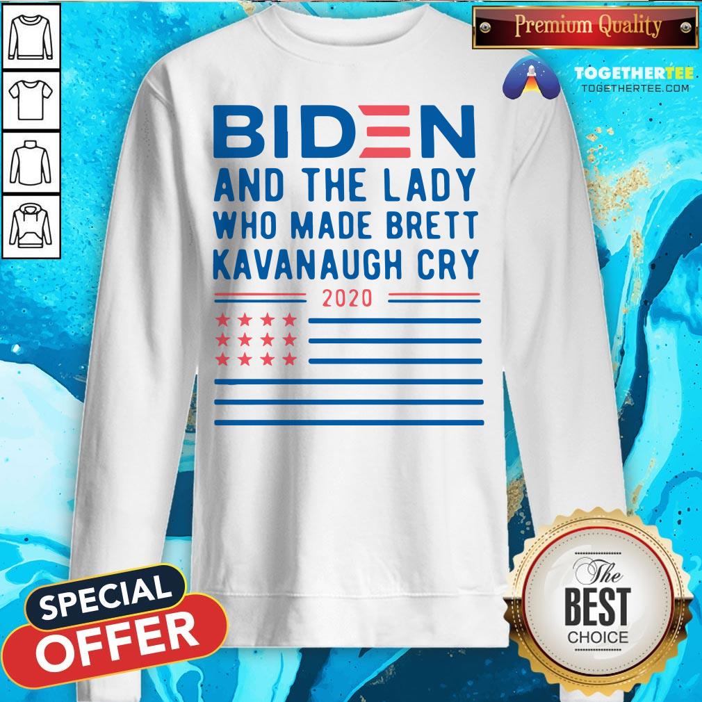 Biden And The Lady Who Made Brett Kavanaugh Cry 2020 Shirt - Image 4