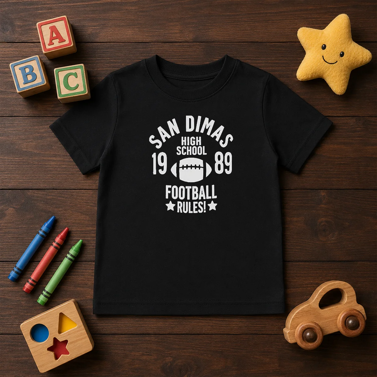 Official Brandon Walker San Dimas High School 1989 Football Rules Shirt - Image 9