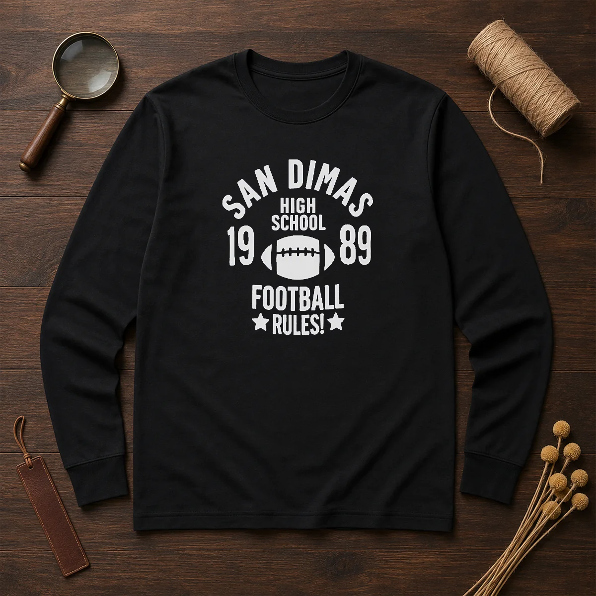 Official Brandon Walker San Dimas High School 1989 Football Rules Shirt - Image 6