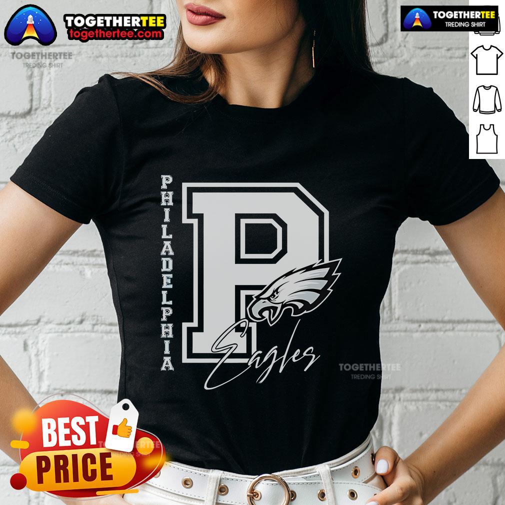 Official Philadelphia Eagles They Not Like Us Logo T-Shirt - Image 3