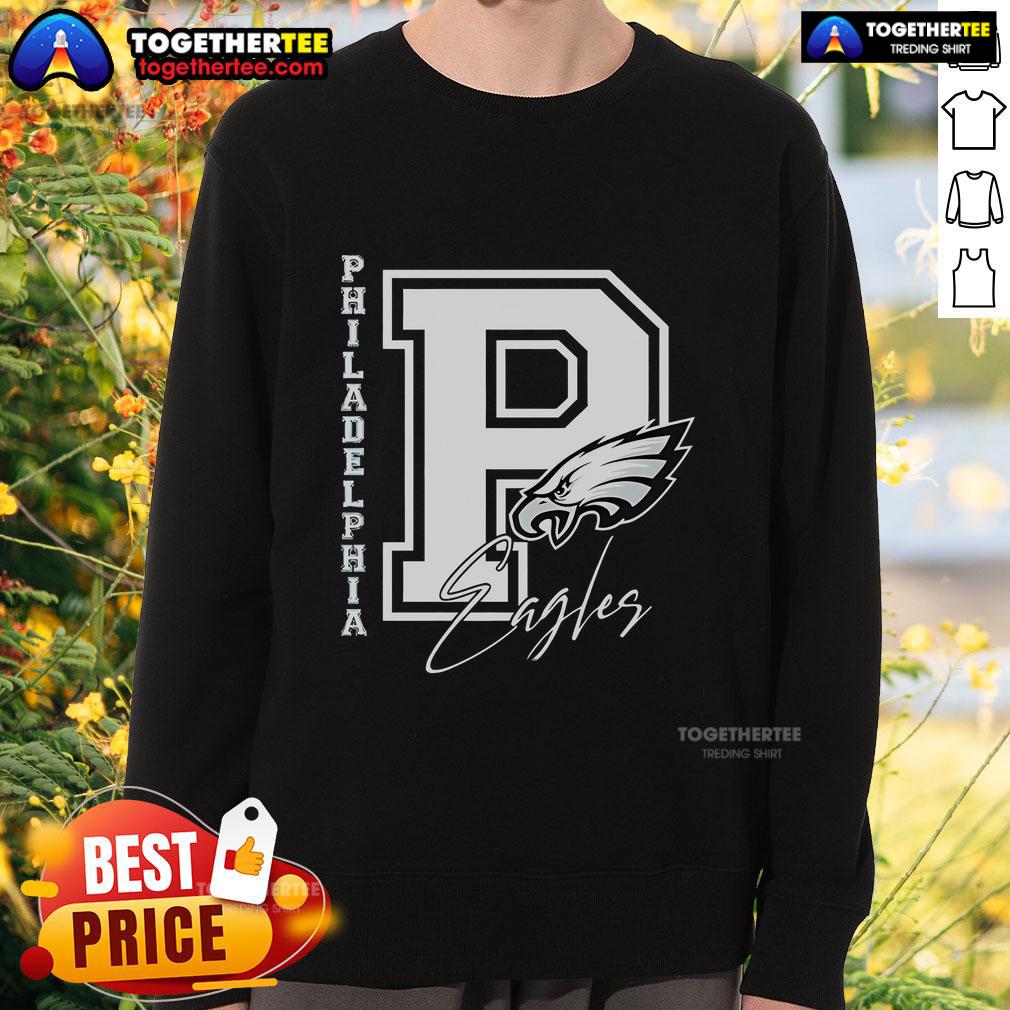 Official Philadelphia Eagles They Not Like Us Logo T-Shirt - Image 5