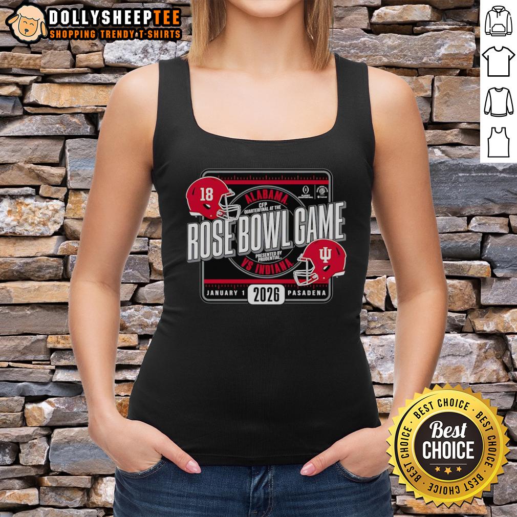 Awesome Indiana Football 2026 Rose Bowl Game Head To Head T-Shirt - Image 4