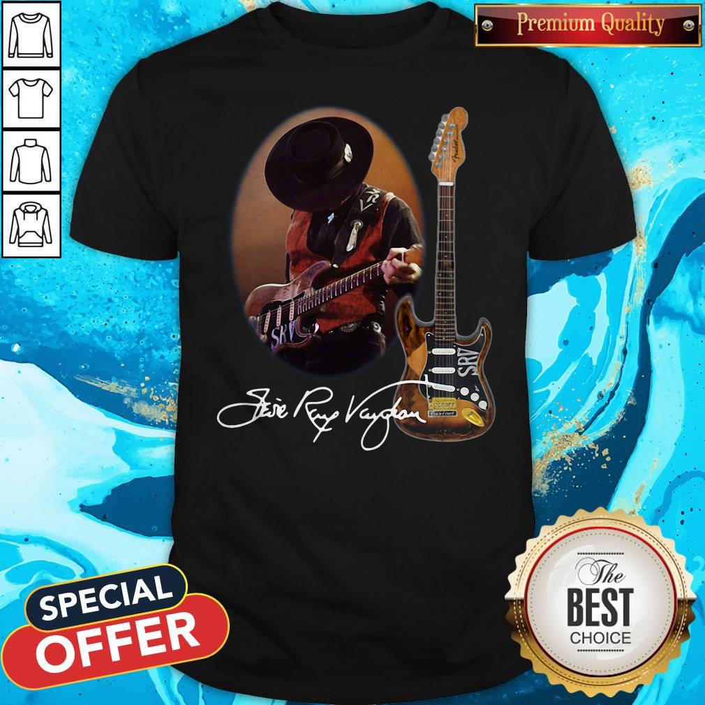 Funny Legend Stevie Ray Vaughan Guitar Signature Shirt