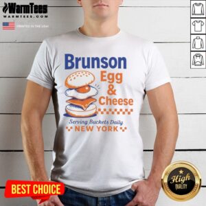 Funny Brunson Egg & Cheese Serving Buckets Daily NEW YORK Jalen Brunson Shirt