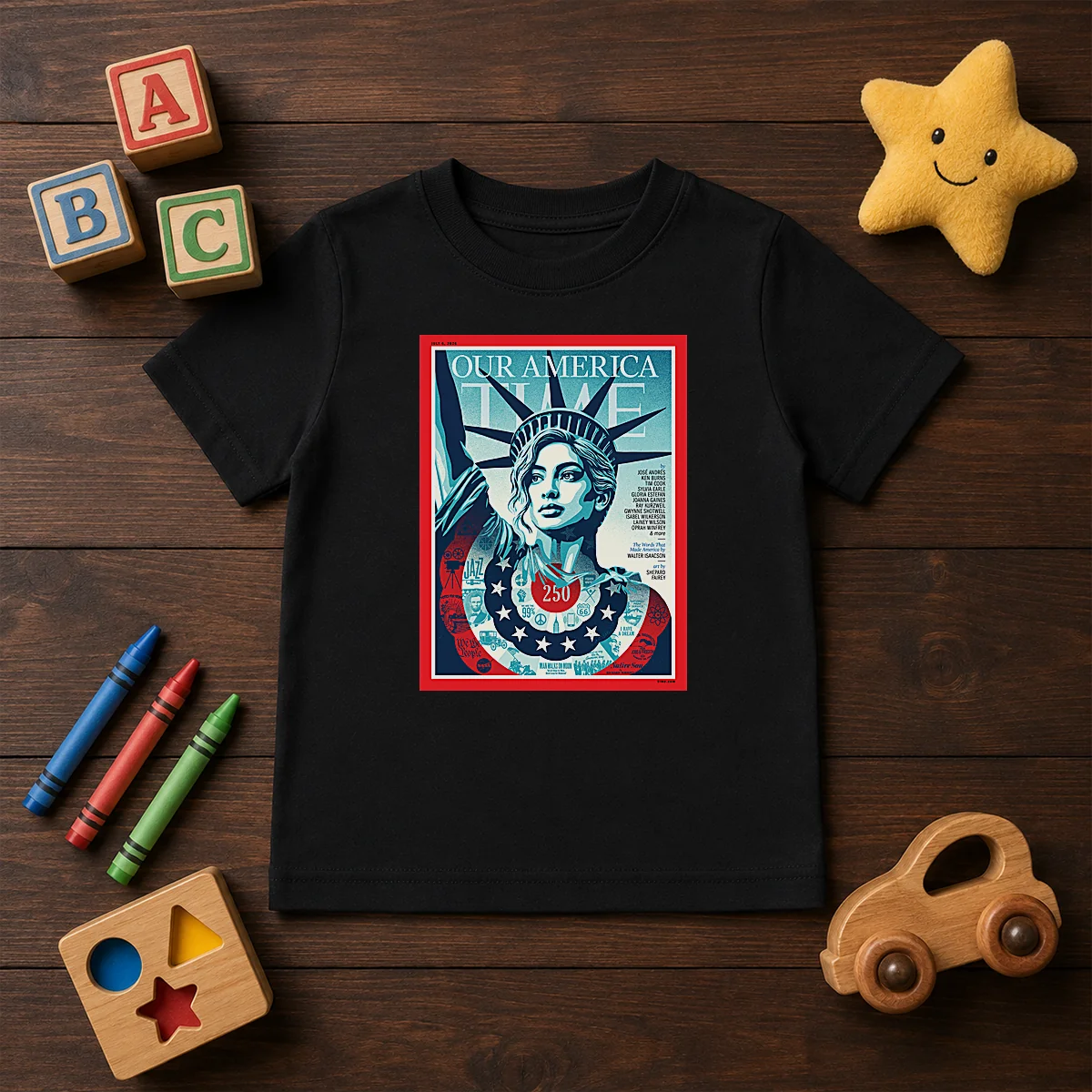 Pretty Our America Time Magazine July 6 2026 Shirt - Image 9