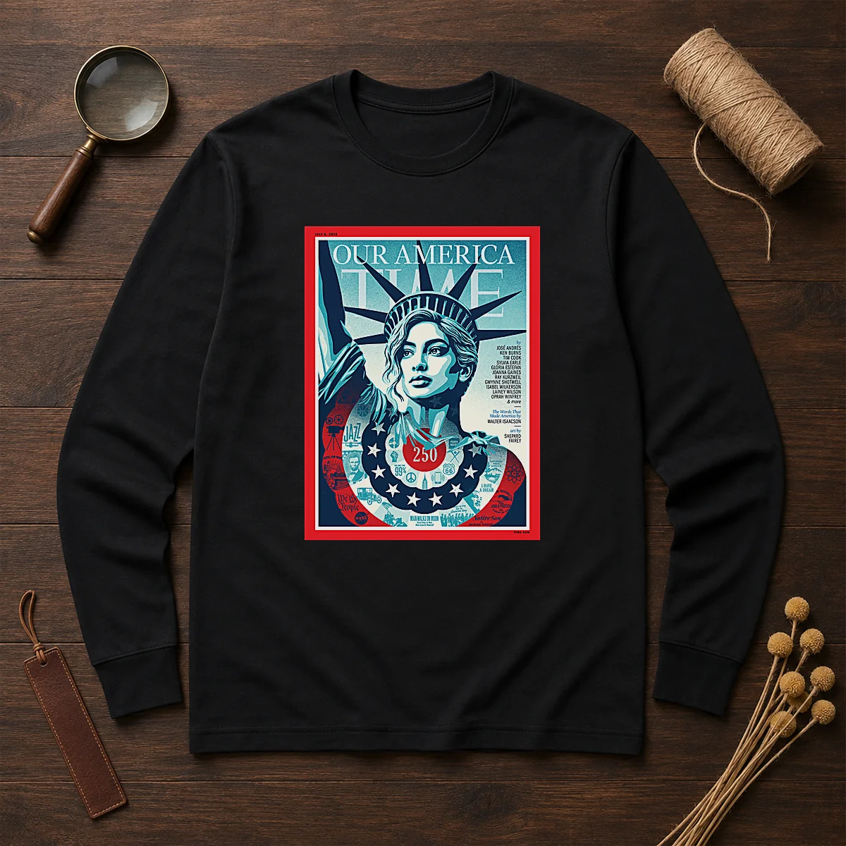 Pretty Our America Time Magazine July 6 2026 Shirt - Image 6