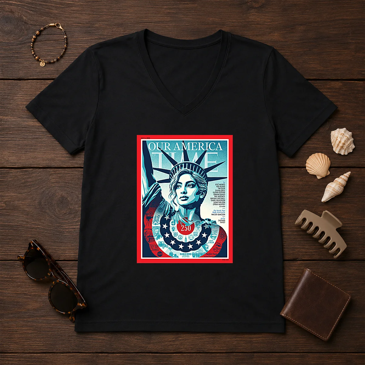 Pretty Our America Time Magazine July 6 2026 Shirt - Image 2