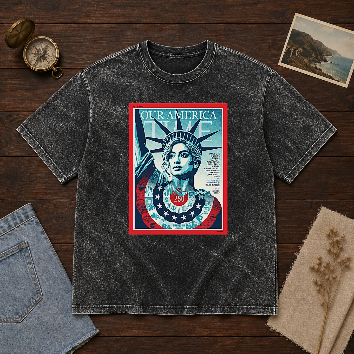 Pretty Our America Time Magazine July 6 2026 Shirt - Image 8