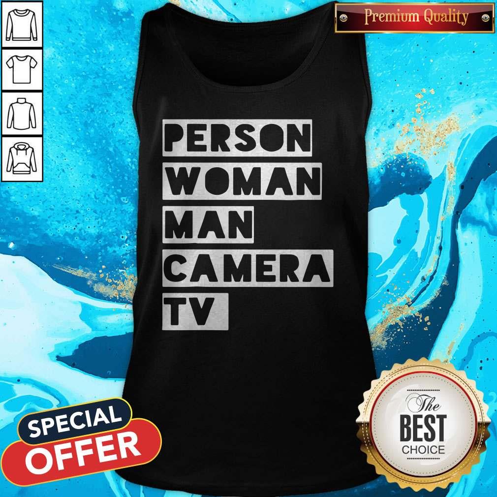 Trump Funny Person Woman Man Camera TV Shirt - Image 4