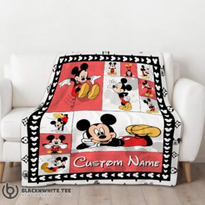 Alternative view of Good Cute Official Disney Cartoon Mickey Mouse Blanket Fleece Customized Blanket