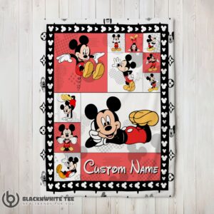 Good Cute Official Disney Cartoon Mickey Mouse Blanket Fleece Customized Blanket